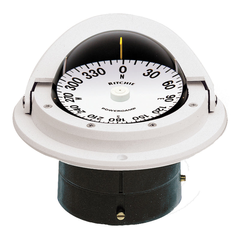 Ritchie Voyager Compass - Flush Mount - White [F-82W]