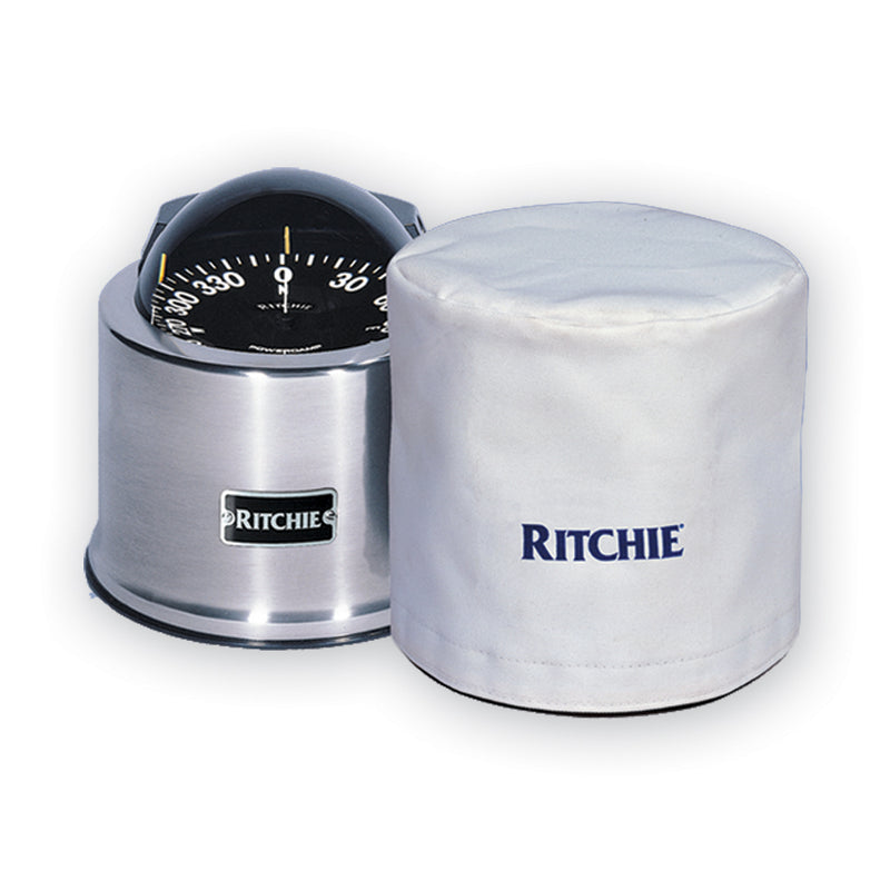 Ritchie 5" GlobeMaster Binnacle Mount Compass Cover - White [GM-5-C]