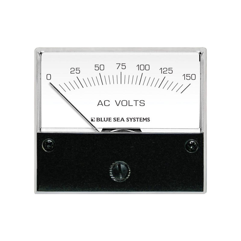 Blue Sea AC Analog Voltmeter 0-150V AC [9353]
