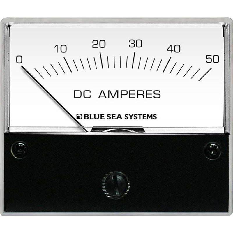 Blue Sea DC Analog Ammeter - 2-3/4 Face, 0-50 AMP DC [8022]