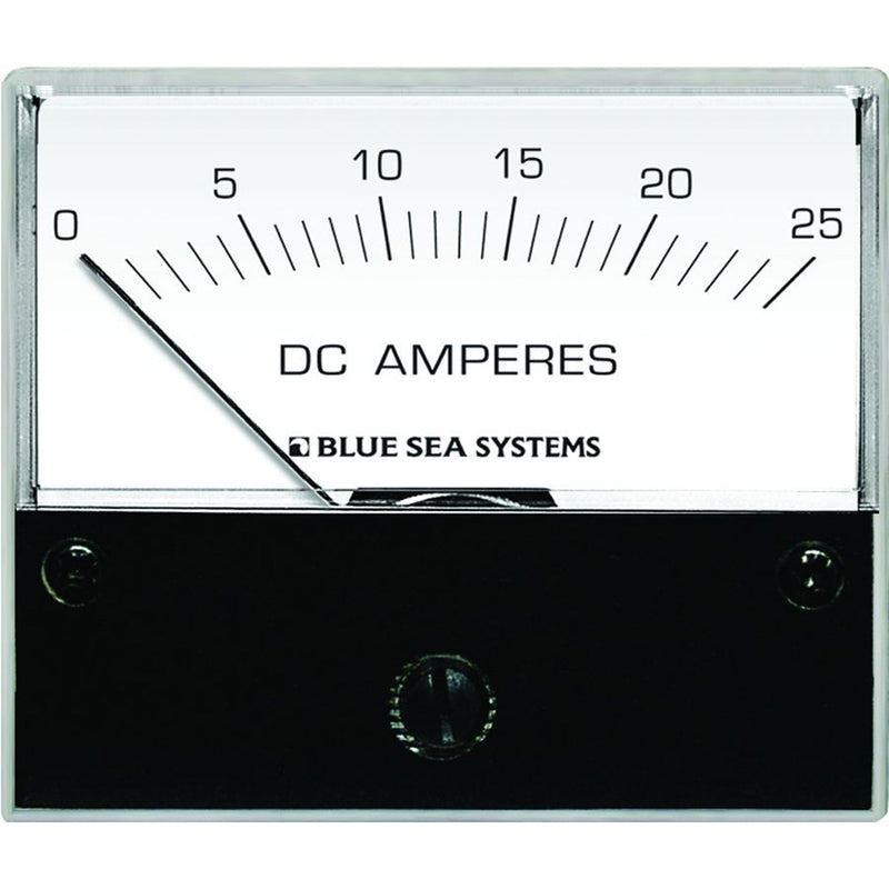 Blue Sea DC Analog Ammeter - 2-3/4" Face, 0-25 Amperes DC [8005]