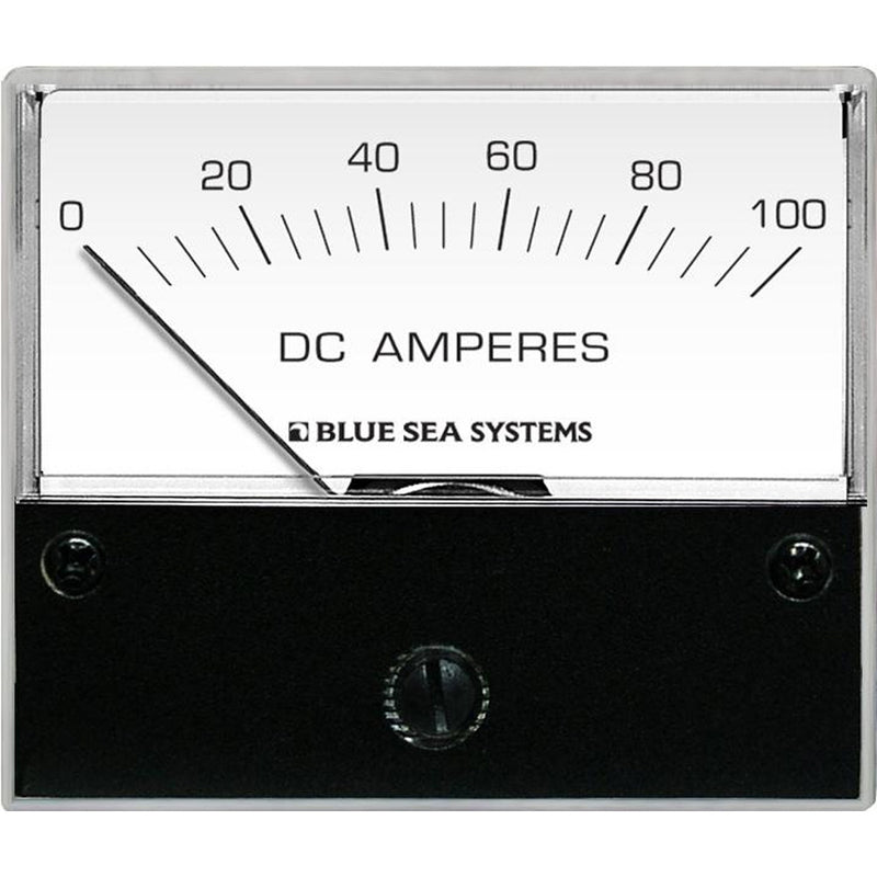 Blue Sea DC Analog Ammeter - 2-3/4" Face, 0-100 Amperes DC [8017]
