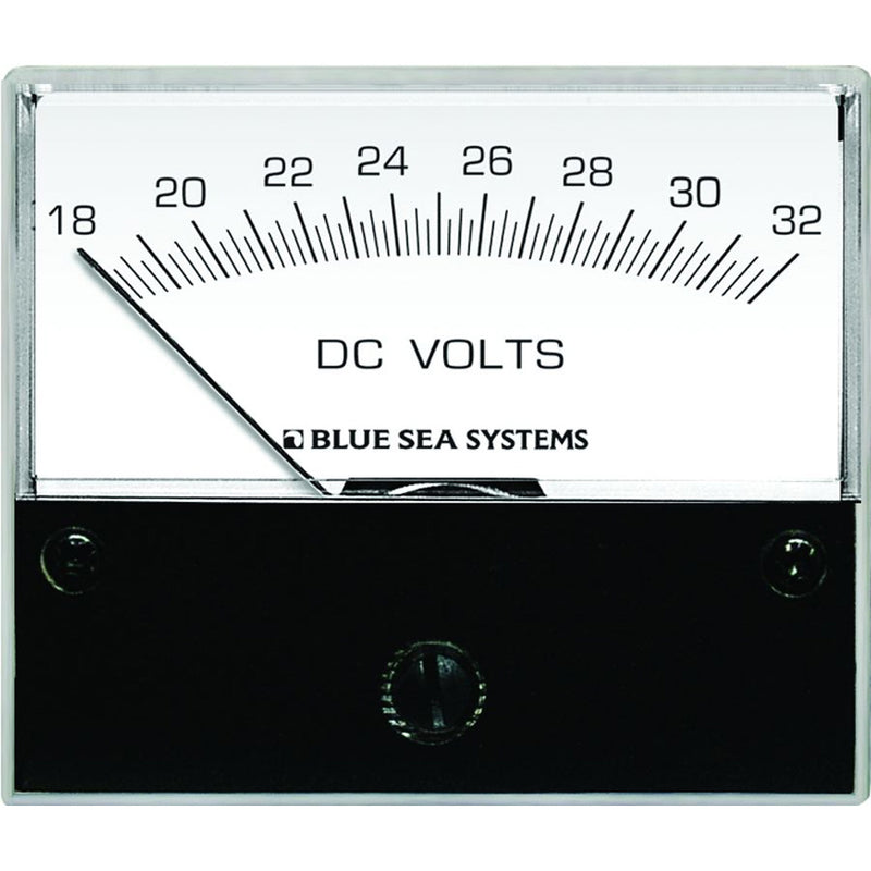 Blue Sea DC Analog Voltmeter - 2-3/4" Face, 1