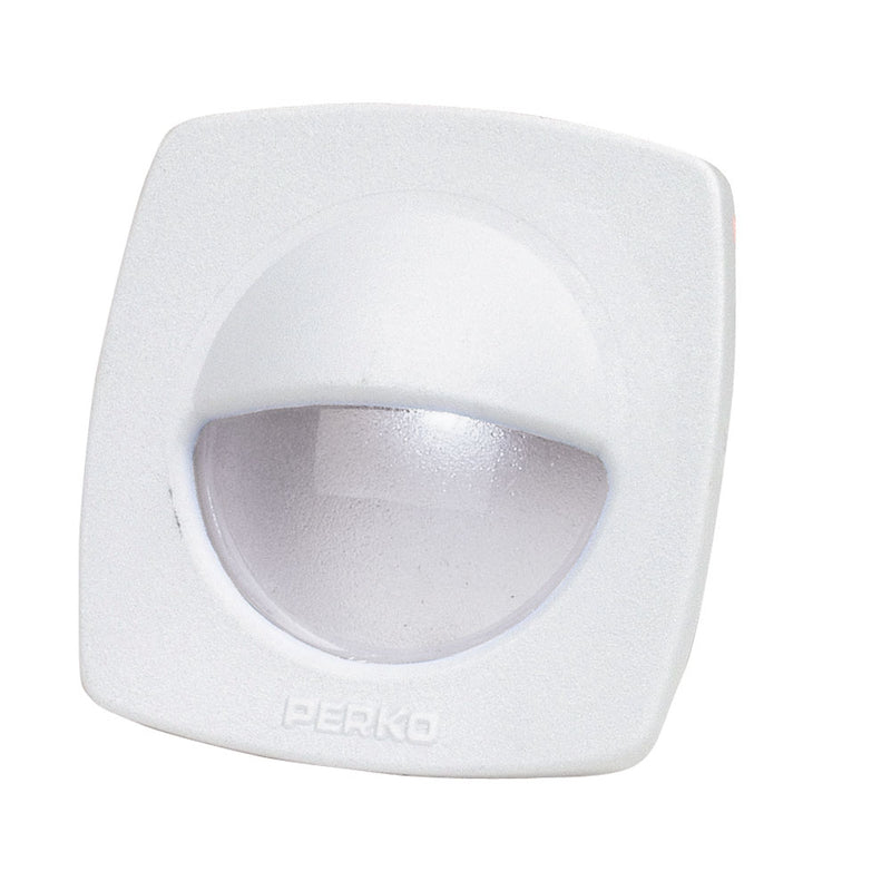Perko LED Utility Light w/ Snap-On Front Cover - White [1074DP2WHT]