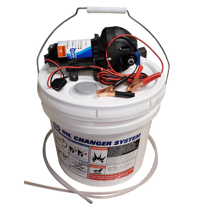 Jabsco DIY Oil Change System w/ Pump & 3.5 Gallon Bucket [17850-1012]