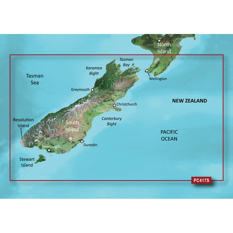 Garmin BlueChart g2 HD - HXPC417S - New Zealand South - microSD/SD [010-C0875-20]