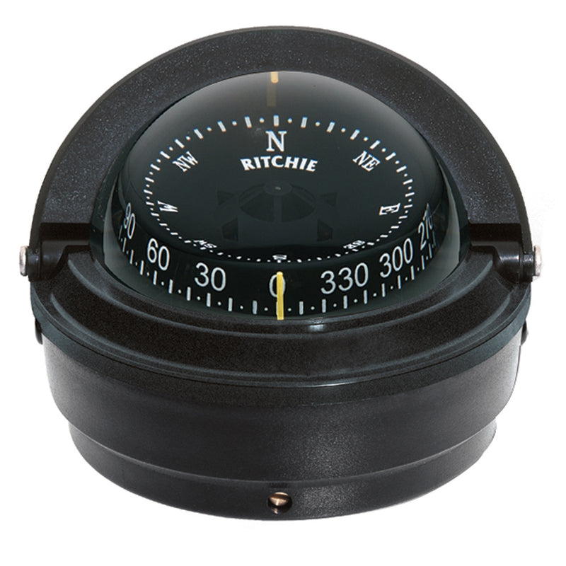Ritchie Voyager Compass - Surface Mount - Black [S-87]