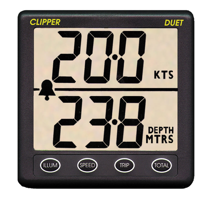 Clipper Duet Instrument Depth Speed Log w/ Transducer [CL-DS]