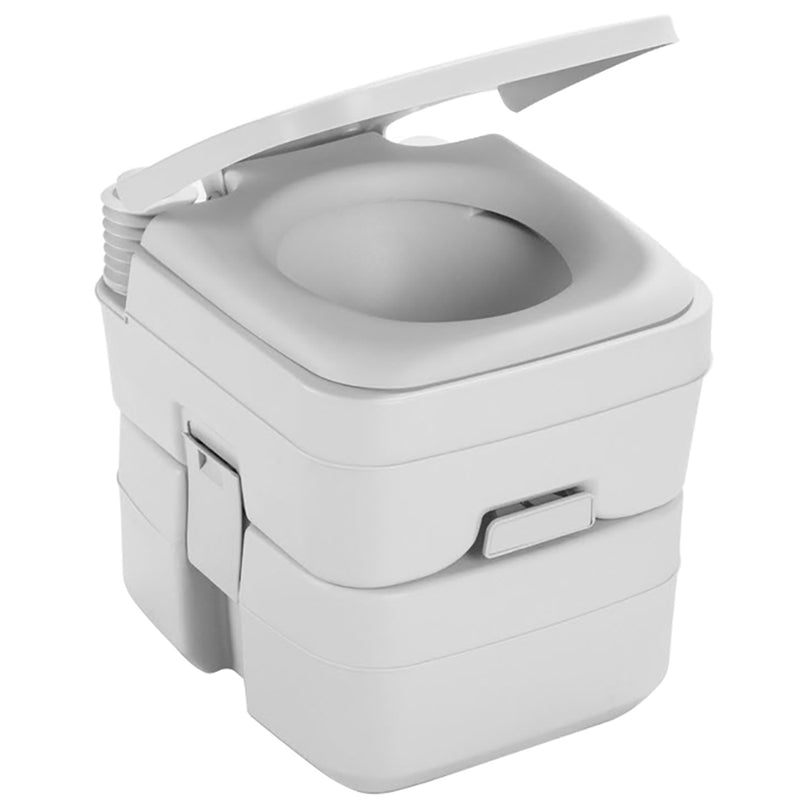 Dometic 965 MSD Portable Toilet w/ Mounting Brackets - 5 Gallon - Platinum [311196506]