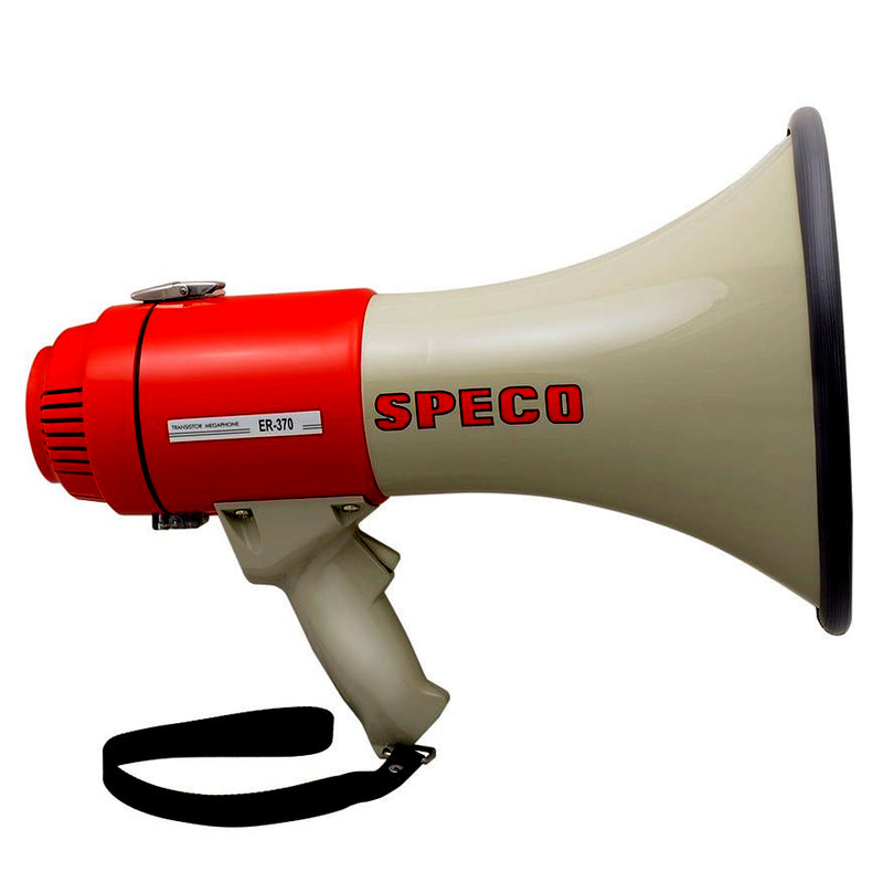 Speco Deluxe Megaphone w/ Siren - Red/Grey - 16W [ER370]