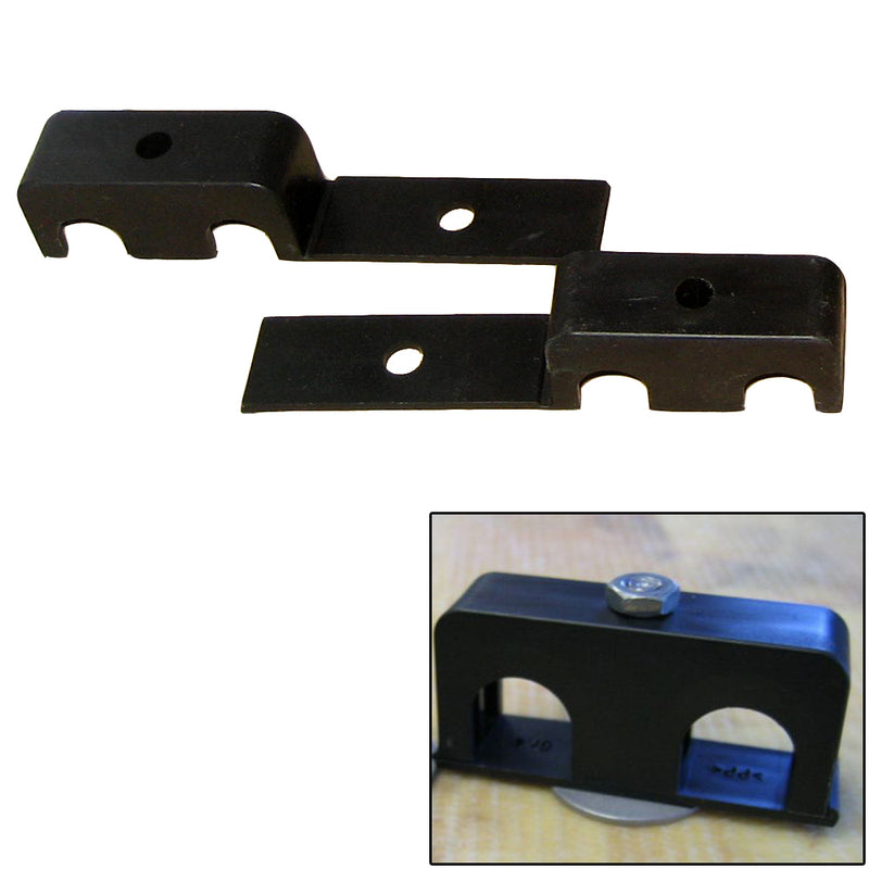 Weld Mount Double Poly Clamp for 1/4" x 20 Studs - 1/2" OD - Requires 1.5" Stud - Qty. 25 [80500]