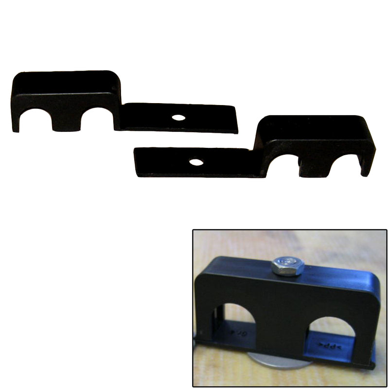 Weld Mount Double Poly Clamp for 1/4" x 20 Studs - 5/8" OD - Requires 1.5" Stud - Qty. 25 [80625]