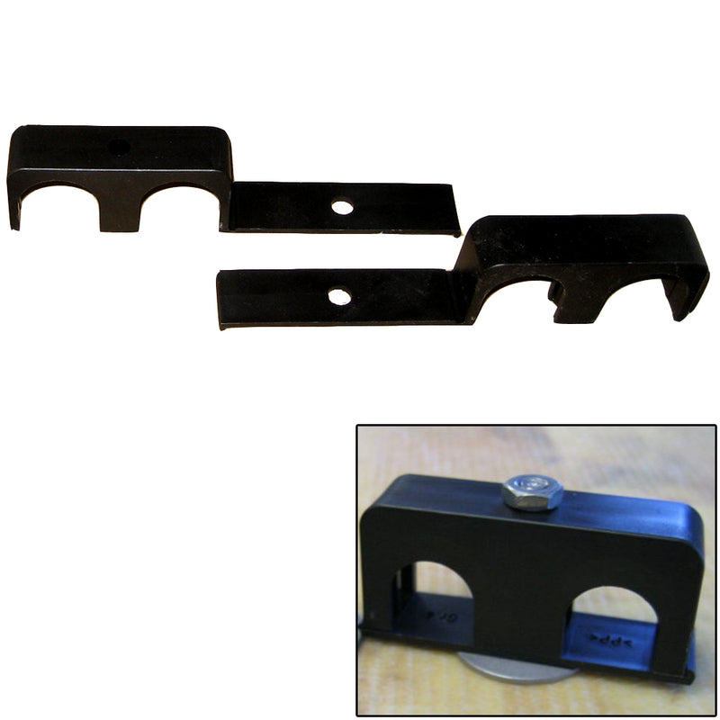 Weld Mount Double Poly Clamp for 1/4" x 20 Studs - 1" OD - Requires 1.75" Stud - Qty. 25 [801000]