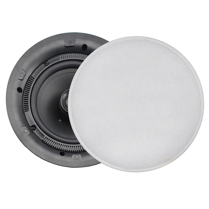 FUSION Flush Mount Interior Ceiling Speakers (Pair) White [MS-CL602]