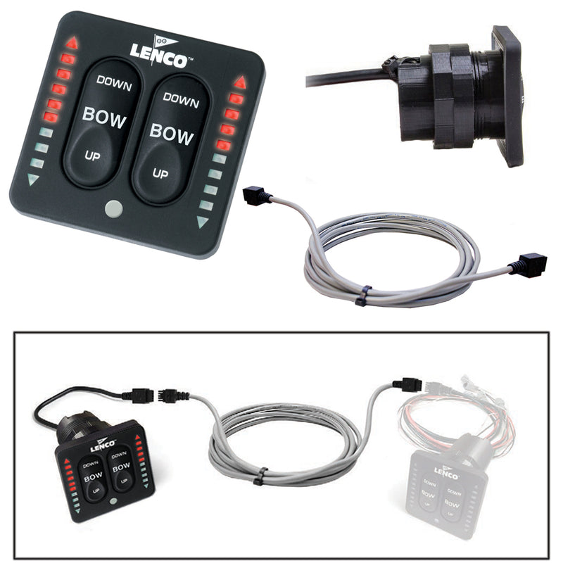 Lenco Flybridge Kit for  LED Indicator Key Pad for All-In-One Integrated Tactile Switch - 40' [11841-004]