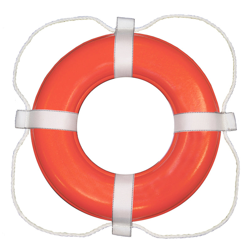 Taylor Made Foam Ring Buoy - 30" - Orange w/ White Grab Line [383]