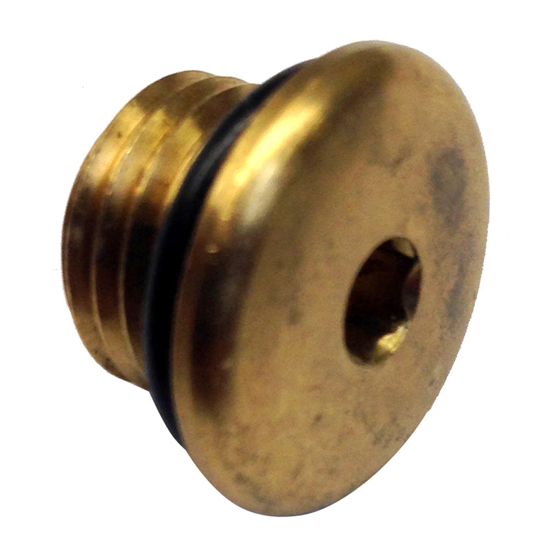 Uflex Brass Plug w/ O-Ring for Pumps [71928P]