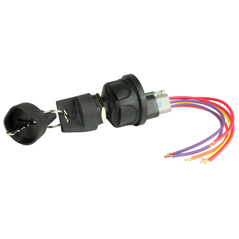 BEP 4-Position Sealed Nylon Ignition Switch - Accessory/OFF/Ignition & Accessory/Start [1001603]