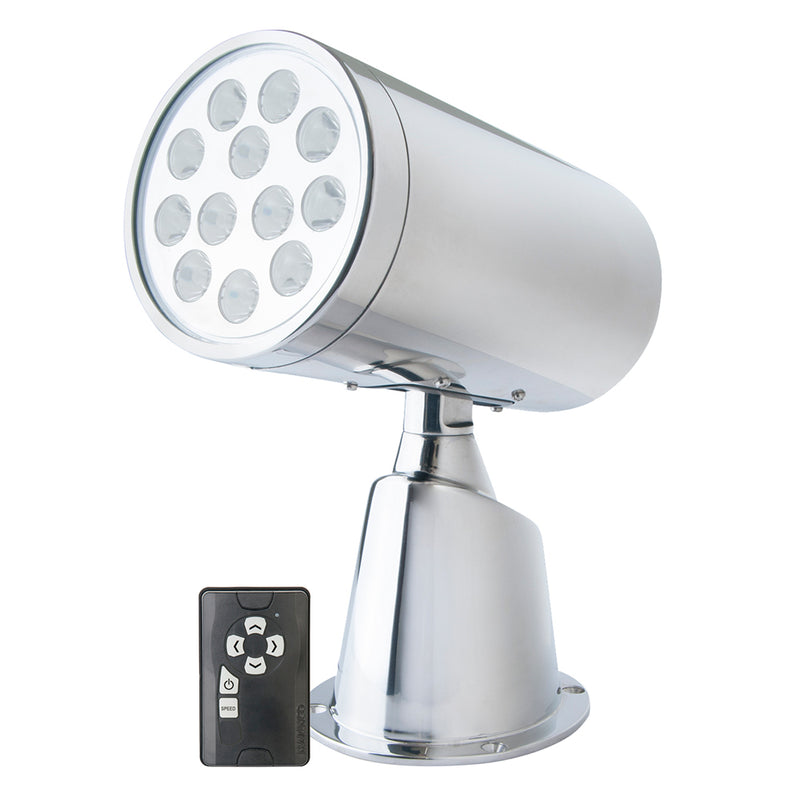 Marinco Wireless LED Stainless Steel Spotlight w/ Remote [23050A]