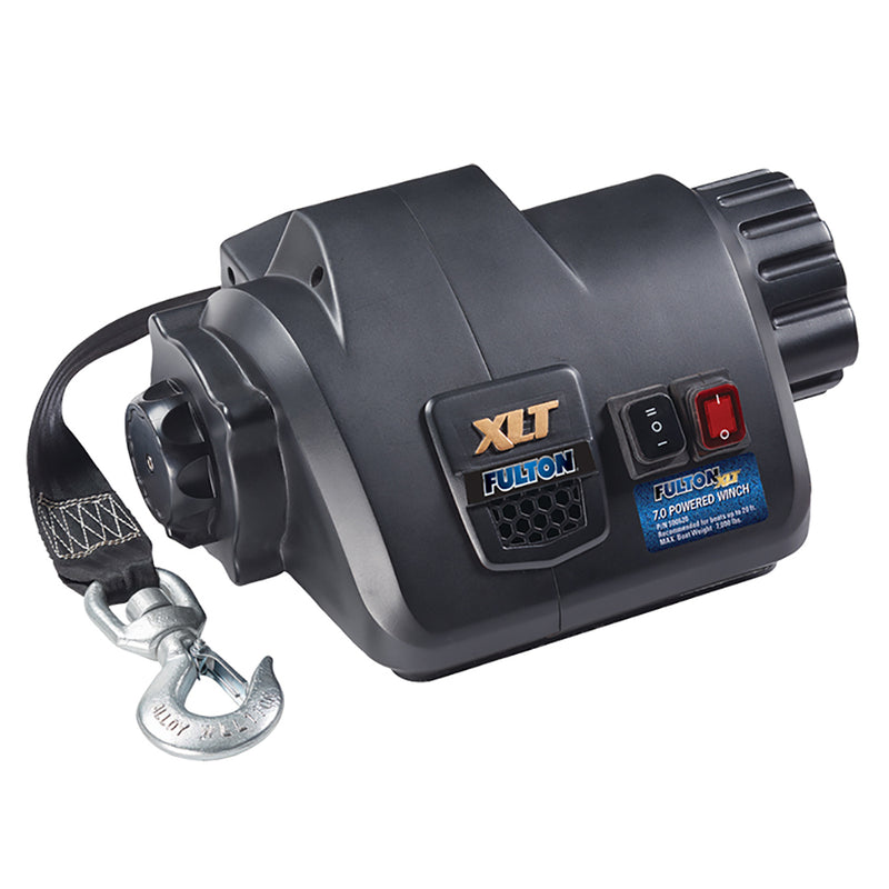 Fulton XLT 7.0 Powered Marine Winch w/ Remote for Boats up to 20 ft [500620]