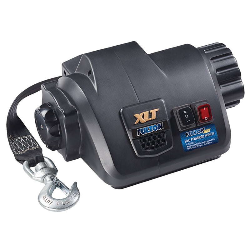 Fulton XLT 10.0 Powered Marine Winch w/ Remote for Boats up to 26 ft [500621]