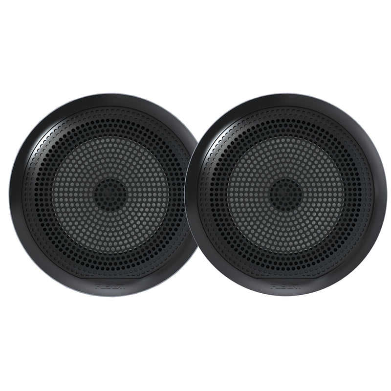 Fusion EL-F651B EL Series Full Range Shallow Mount Marine Black Speakers - 6.5" w/ LED Lights [010-02080-10]