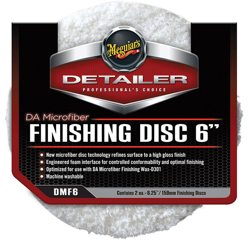 Meguiar's DA Microfiber Finishing Disc - 6" - 2-Pack [DMF6]