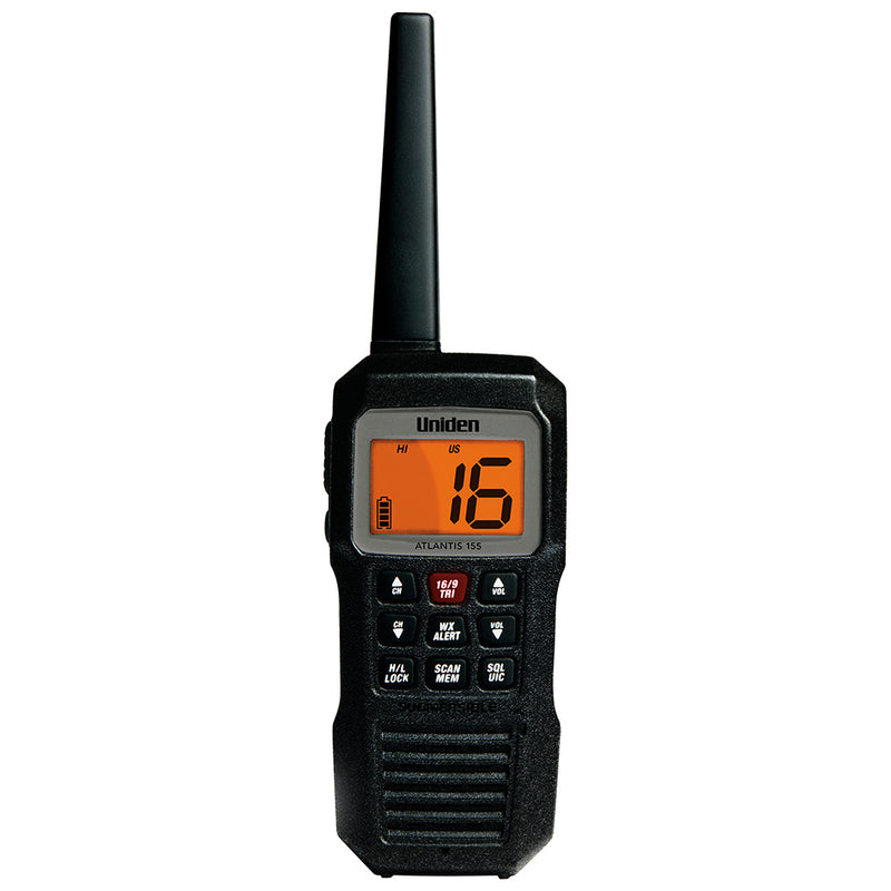 Uniden Handheld Two-Way VHF Floating Marine Radio [ATLANTIS 155]