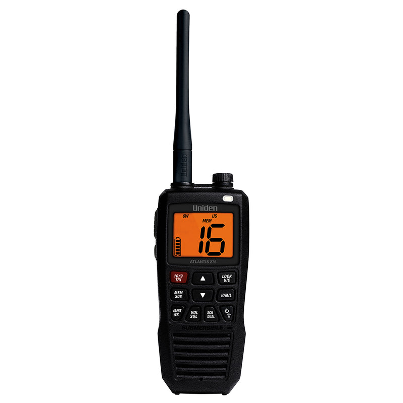 Uniden Floating Handheld VHF Marine Radio [ATLANTIS 275]