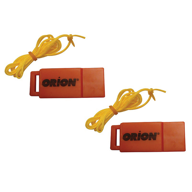 Orion Safety Whistle w/ Lanyards - 2-Pack [676]