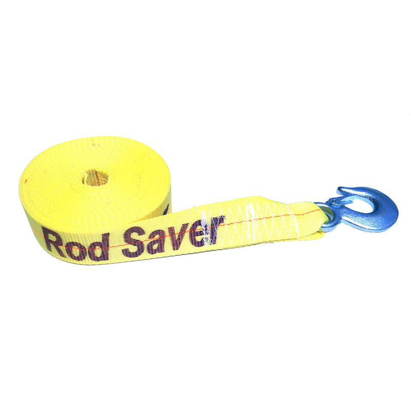 Rod Saver Heavy-Duty Winch Strap Replacement - Yellow - 2" x 20 ft [WSY20]