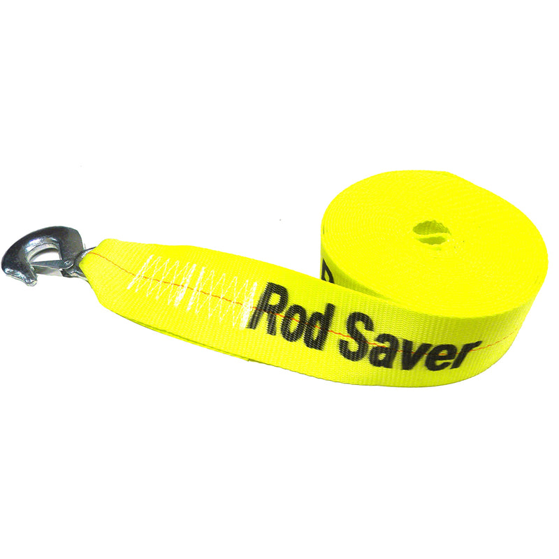 Rod Saver Heavy-Duty Winch Strap Replacement - Yellow - 3" x 20 ft [WS3Y20]