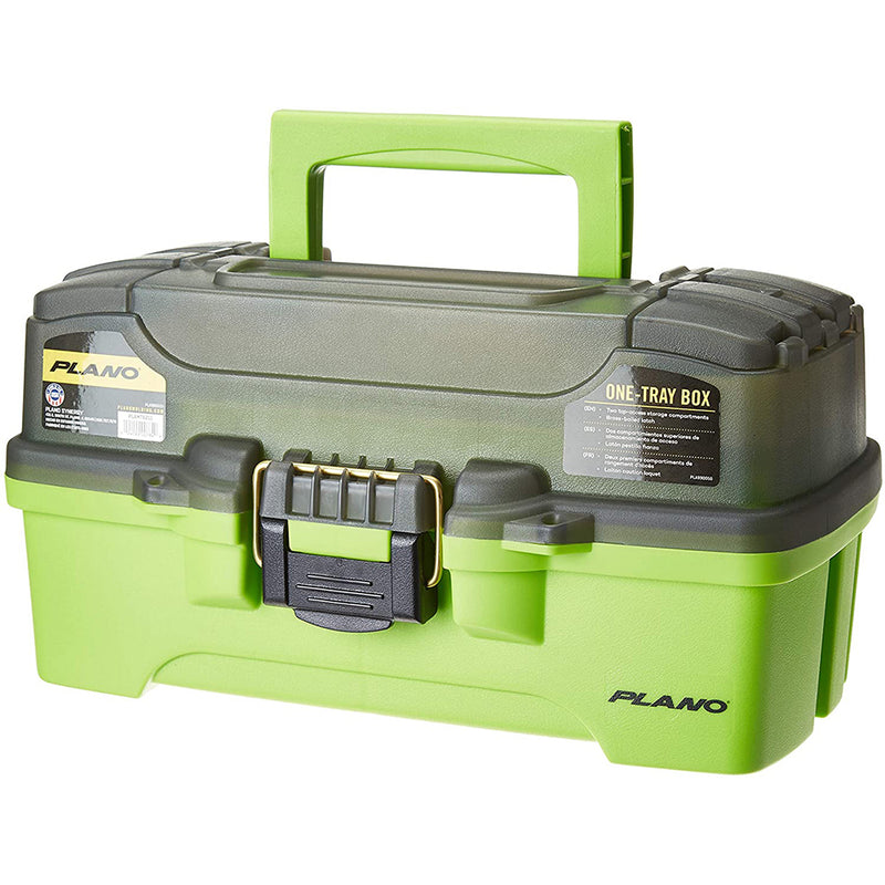 Plano 1-Tray Tackle Box w/ Dual Top Access - Smoke & Bright Green [PLAMT6211]