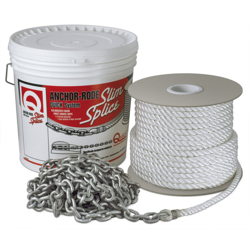 Quick Anchor Rode 25 ft - 8mm Chain - 300 ft - 9/16" Rope [FCV080391230Q00]